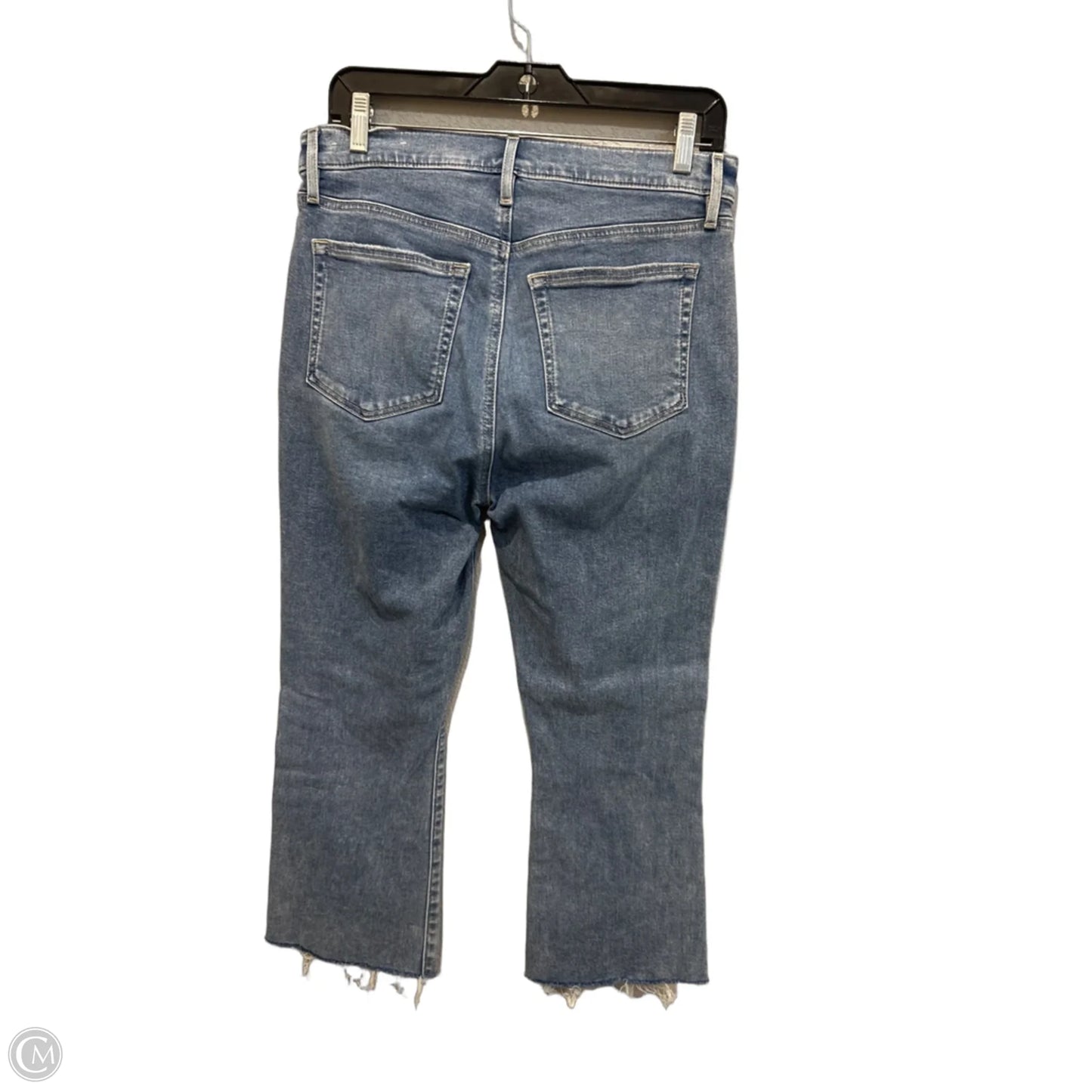 Jeans Flared By Loft In Blue Denim, Size: 6