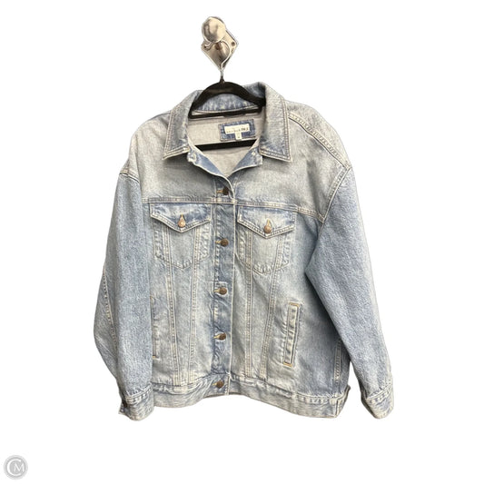 Jacket Denim By Loft In Blue Denim, Size: M