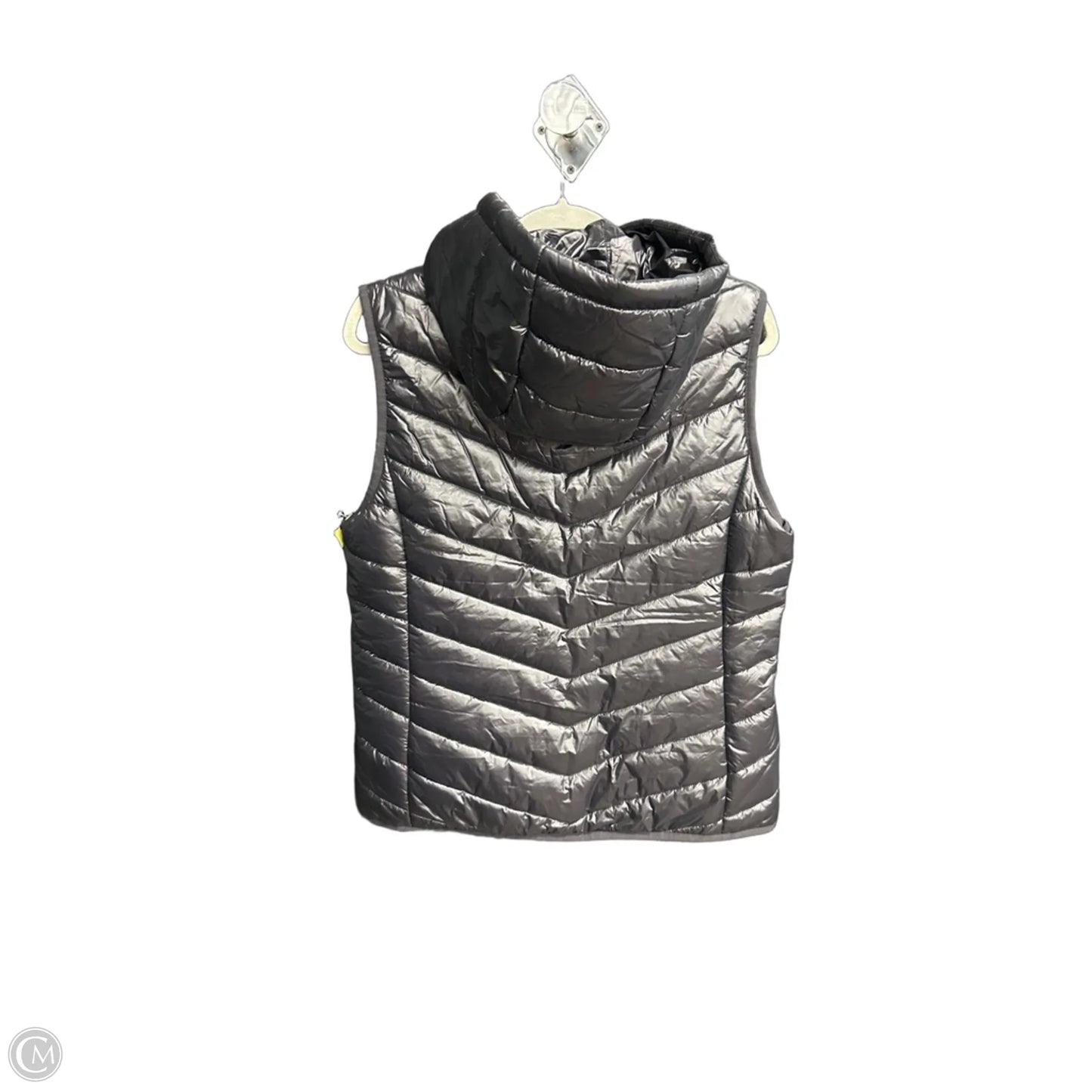Vest Puffer & Quilted By Calvin Klein In Black, Size: M