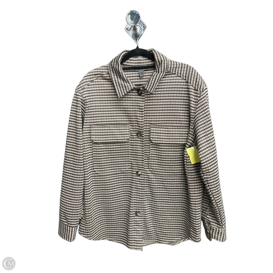 Jacket Shirt By Clothes Mentor In Multi-colored, Size: M