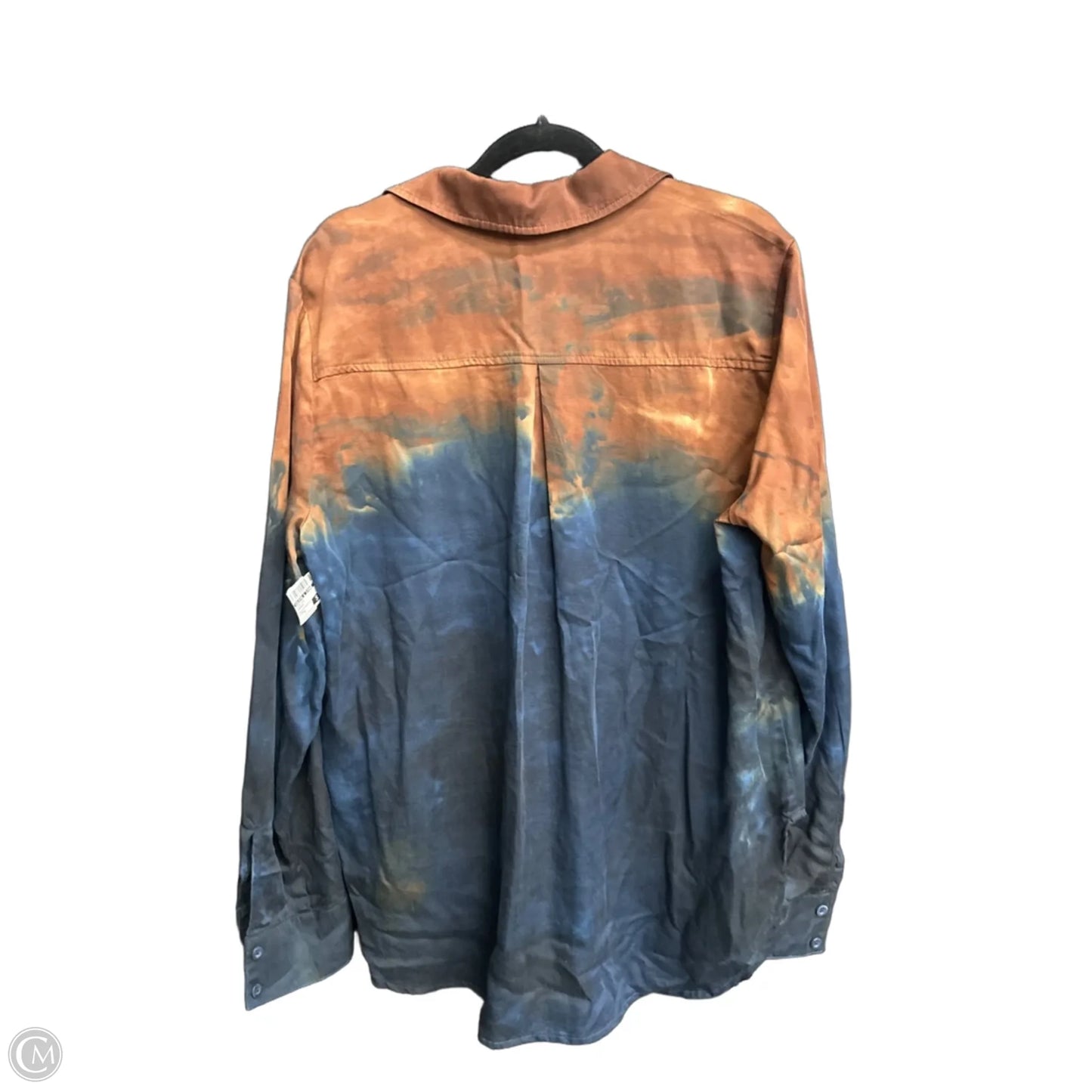 Top Long Sleeve By Cloth & Stone In Brown, Size: L