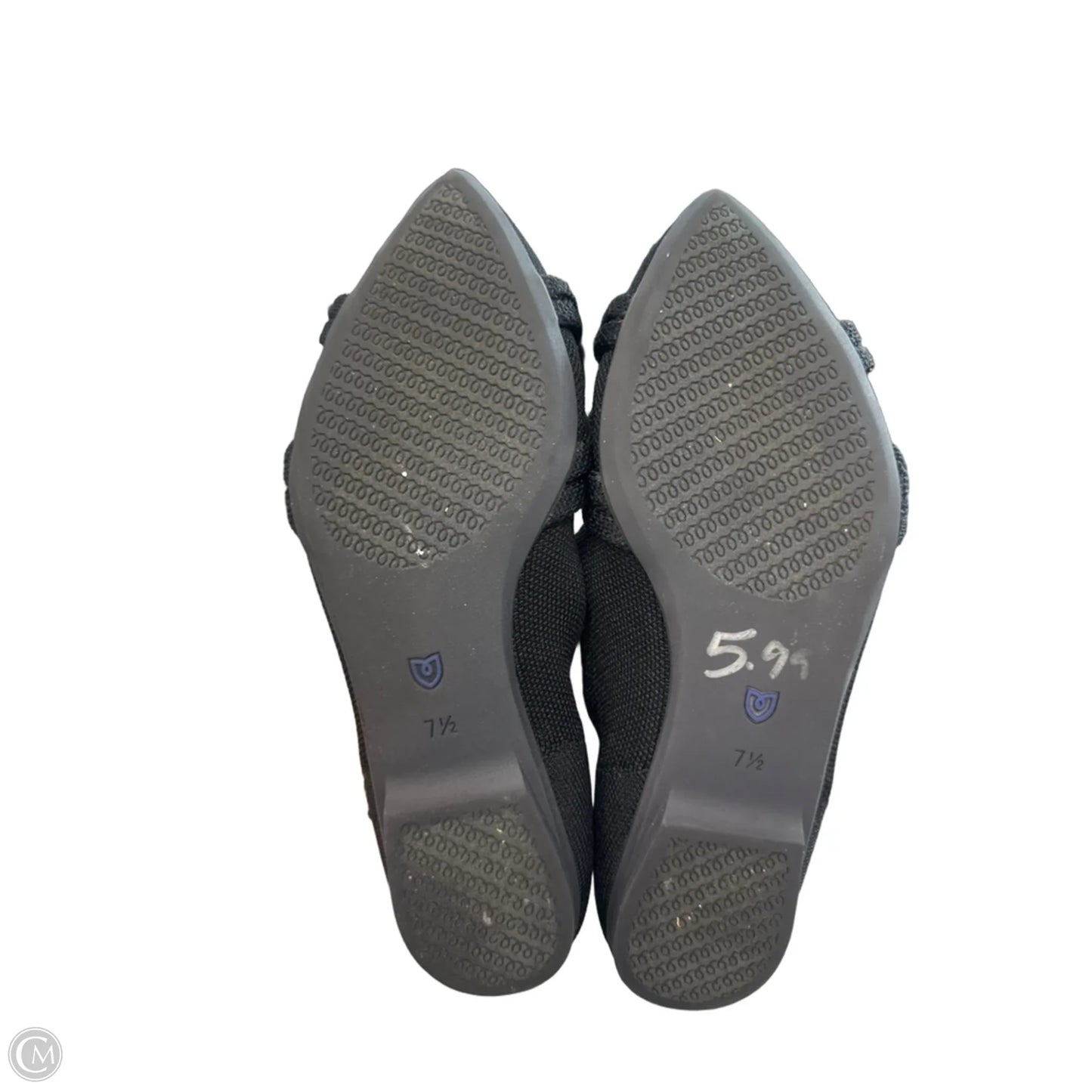 Shoes Flats By Rothys In Black, Size: 7.5
