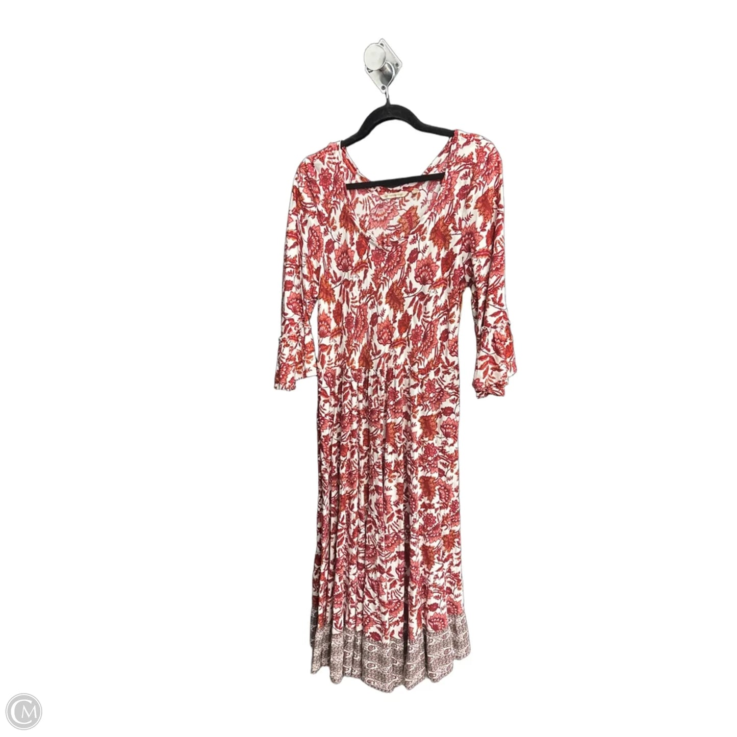 Dress Casual Maxi By Soft Surroundings In Floral Print, Size: L