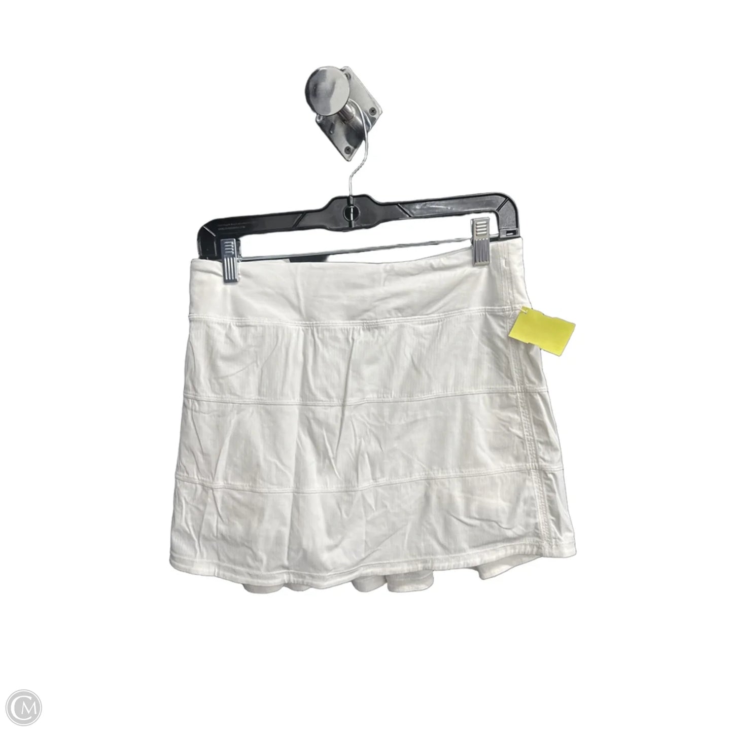 Athletic Skirt By Lululemon In White, Size: Xl