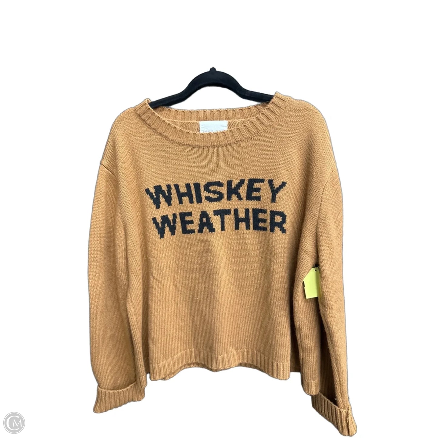Sweater By Clothes Mentor In Brown, Size: M