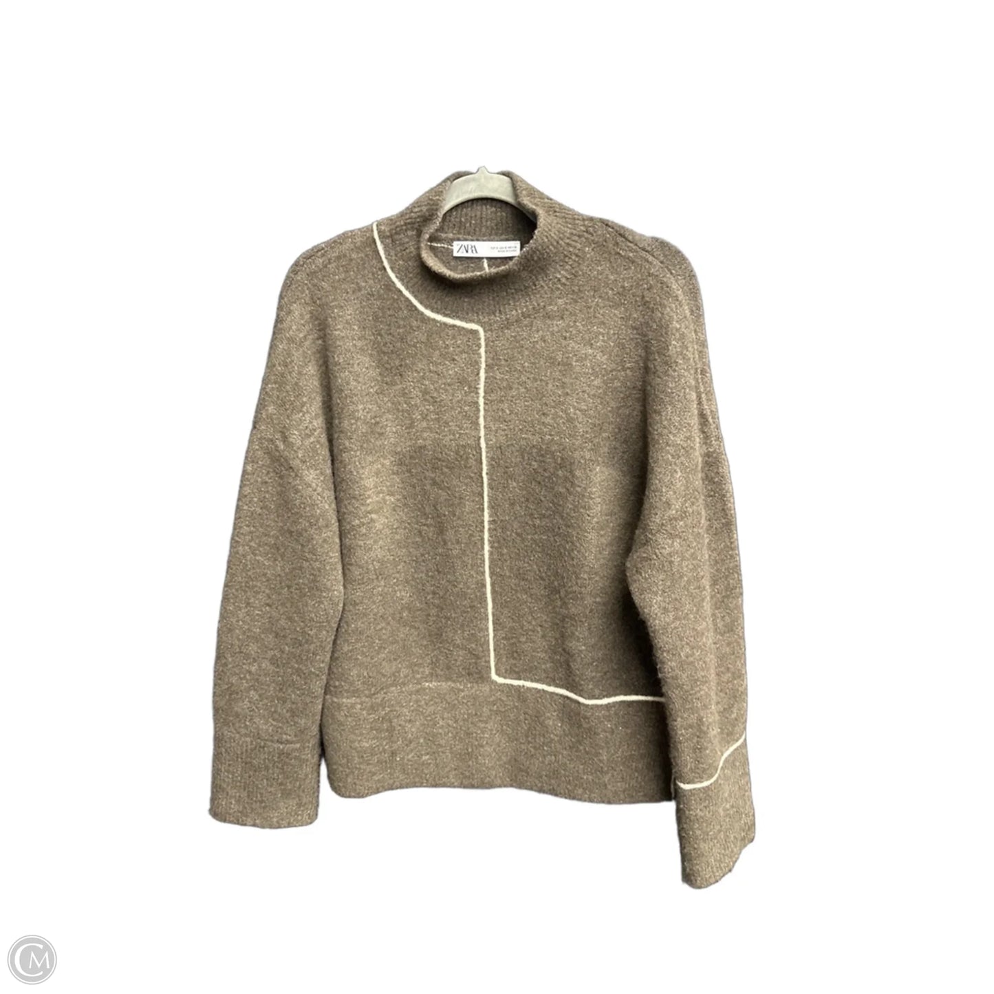 Sweater By Zara In Brown, Size: S