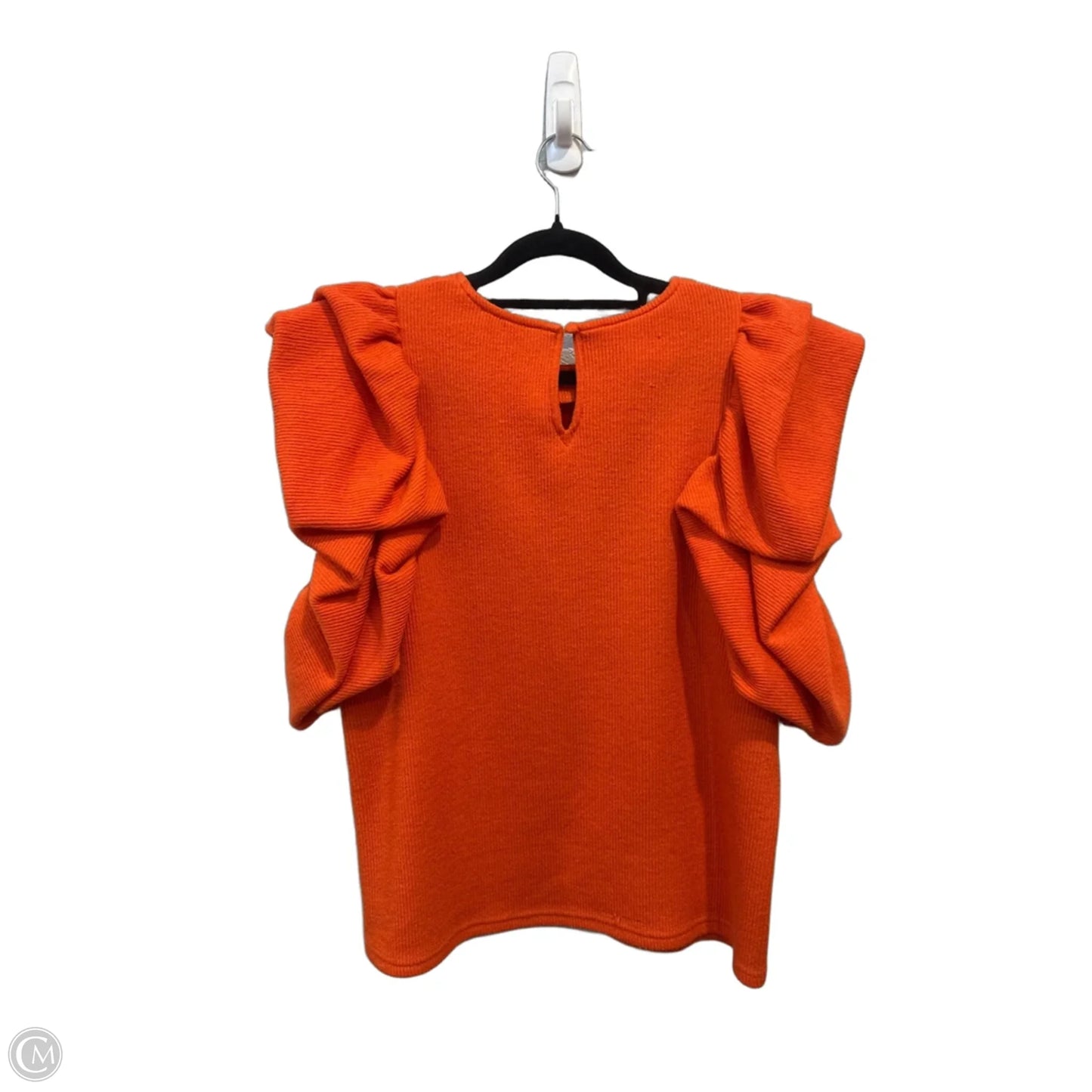 Top Short Sleeve By Thml In Orange, Size: S