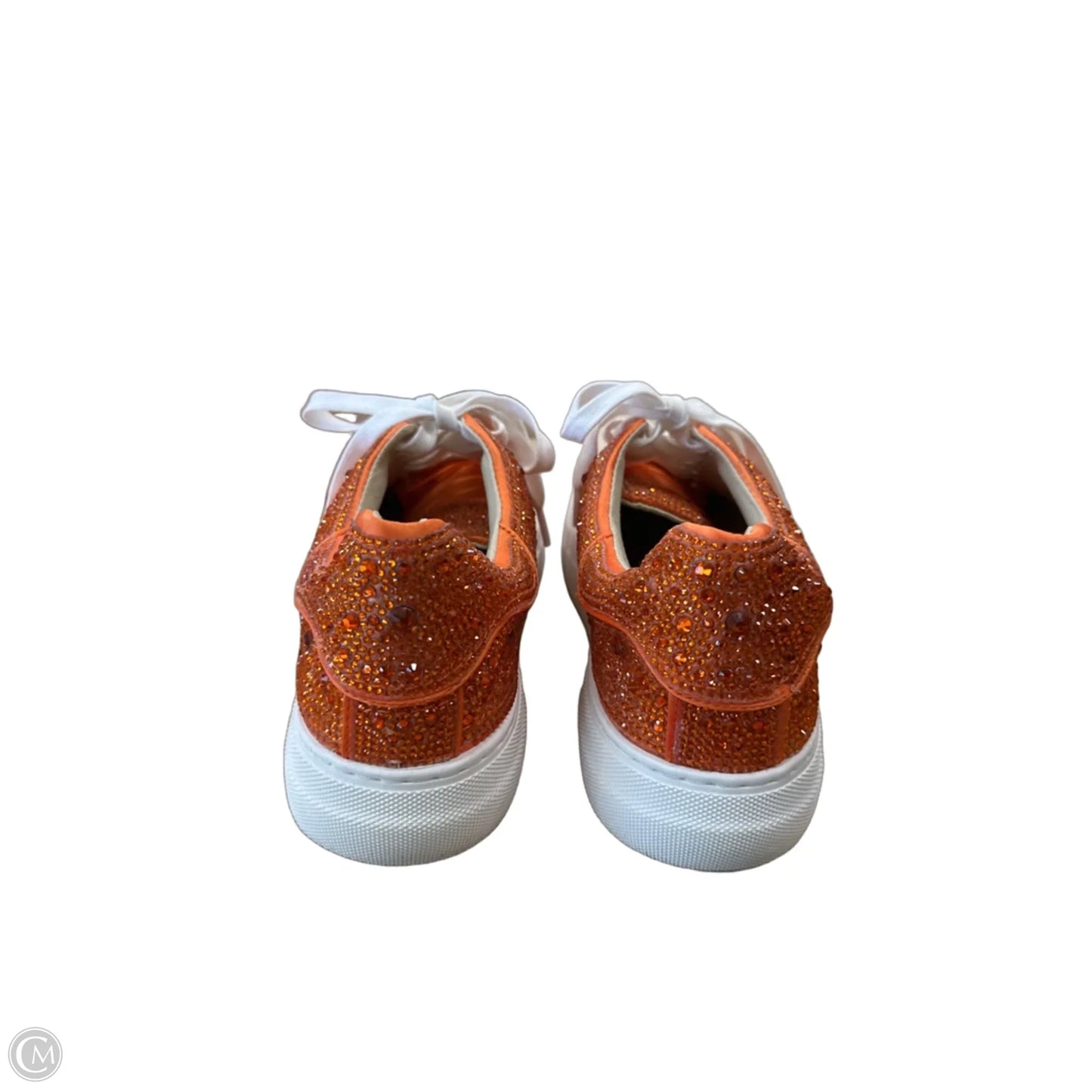 Shoes Sneakers By Betsey Johnson In Orange, Size: 7.5