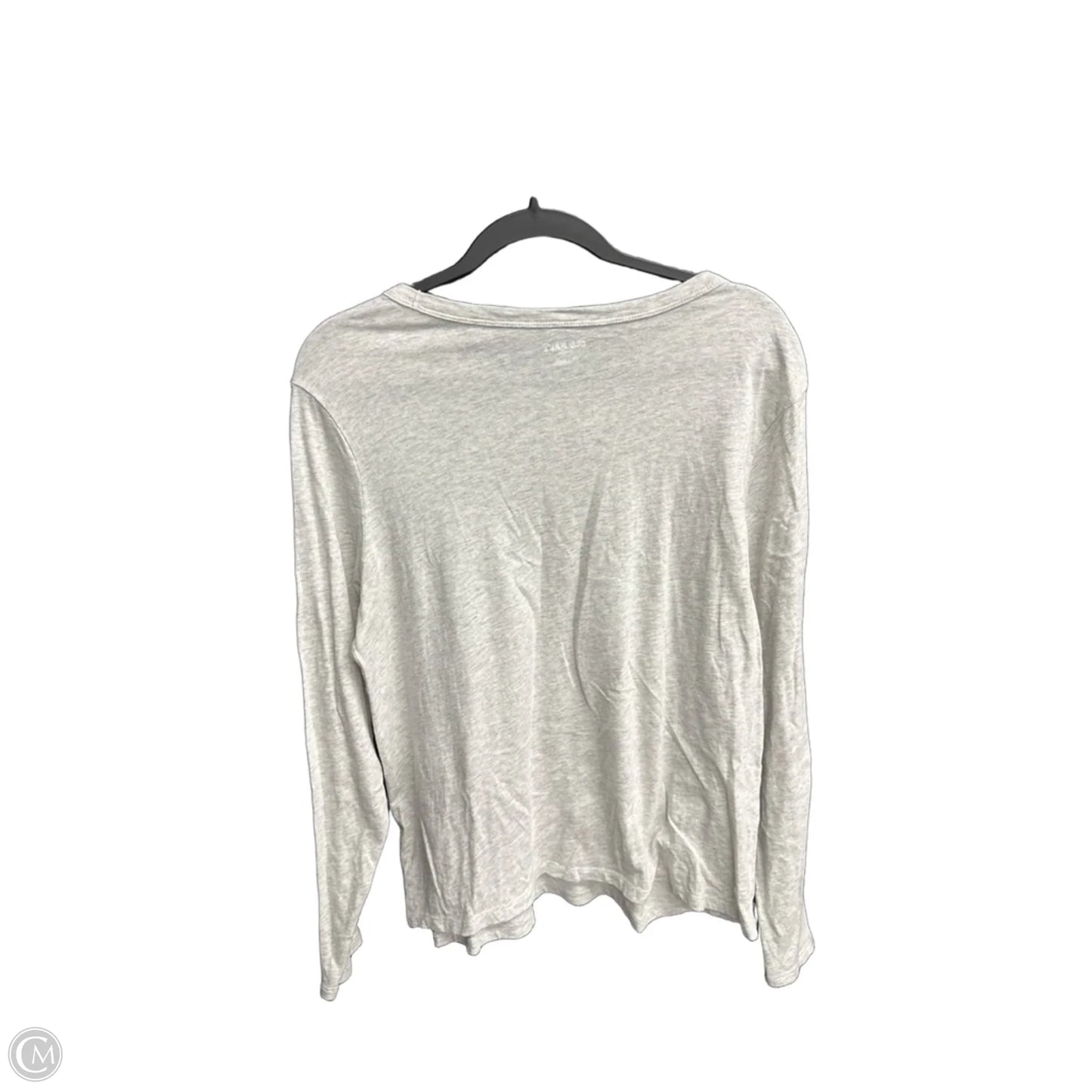 Top Long Sleeve Basic By Old Navy In Grey, Size: L