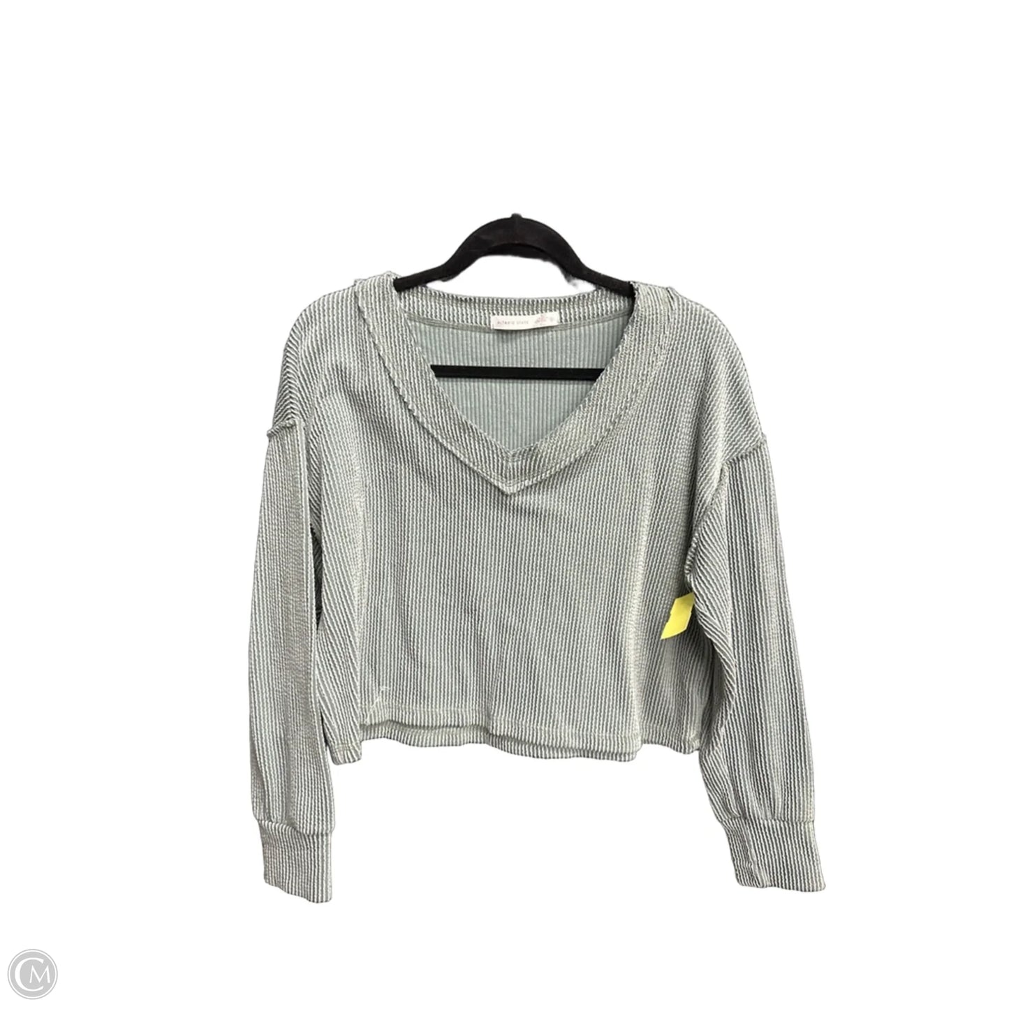 Top Long Sleeve By Altard State In Grey, Size: S