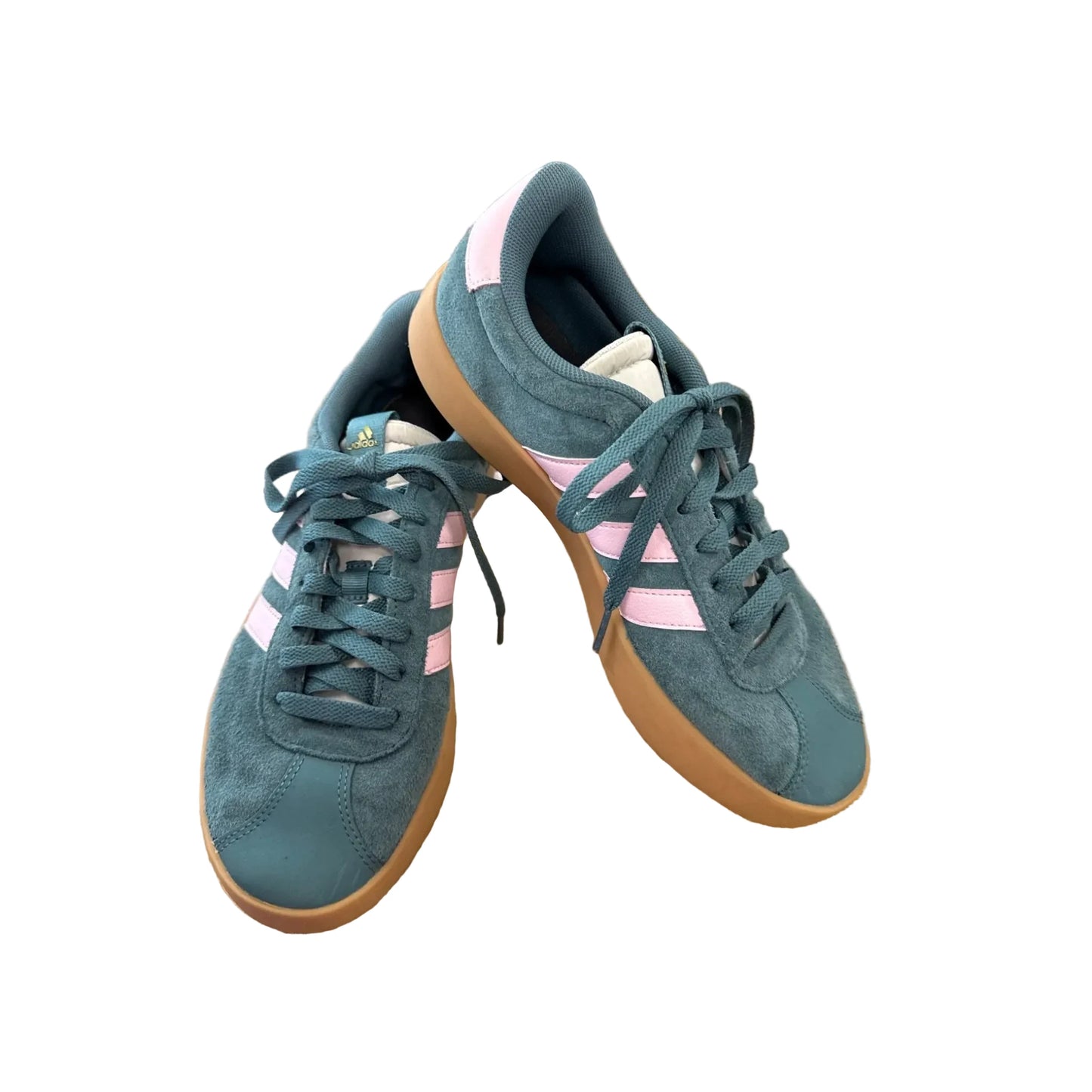 Shoes Sneakers By Adidas In Green & Pink, Size: 8.5