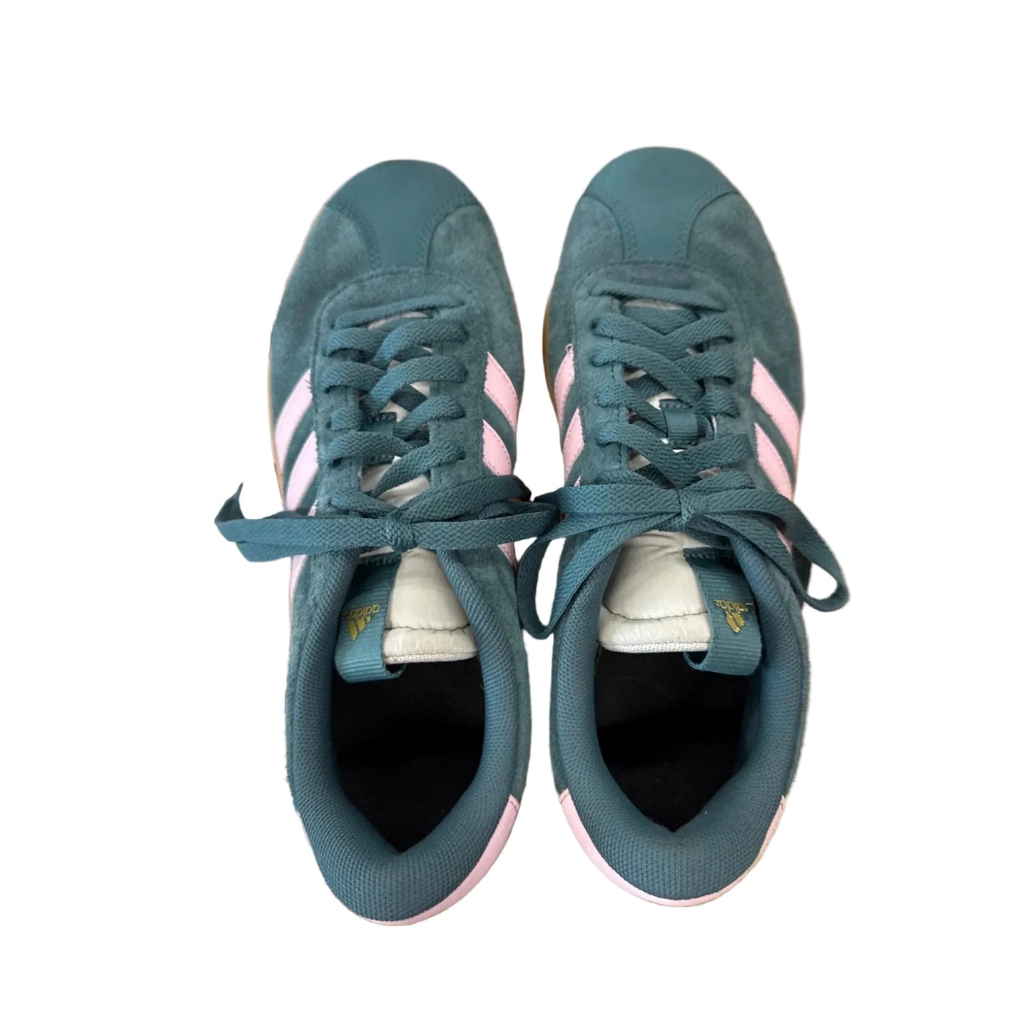 Shoes Sneakers By Adidas In Green & Pink, Size: 8.5