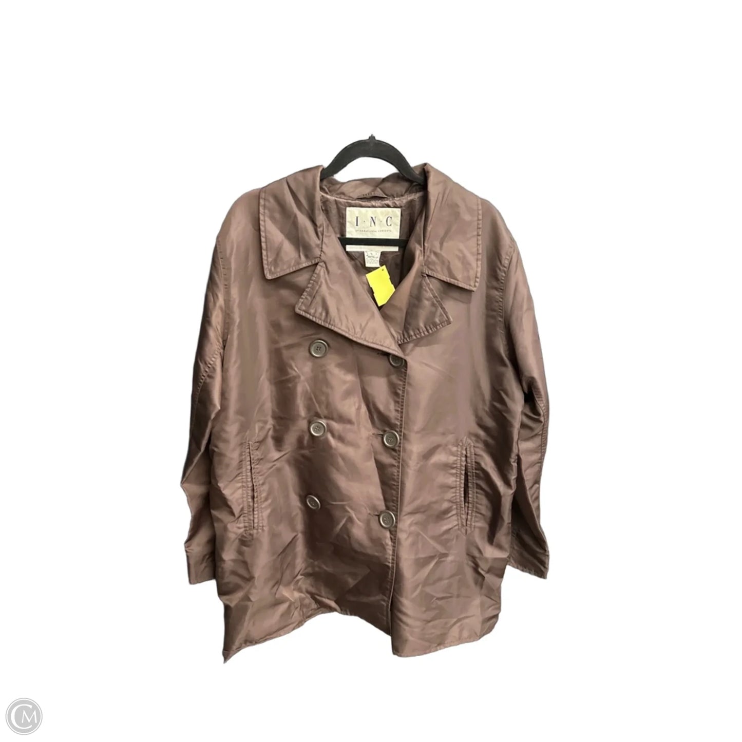 Jacket Other By Inc In Brown, Size: L