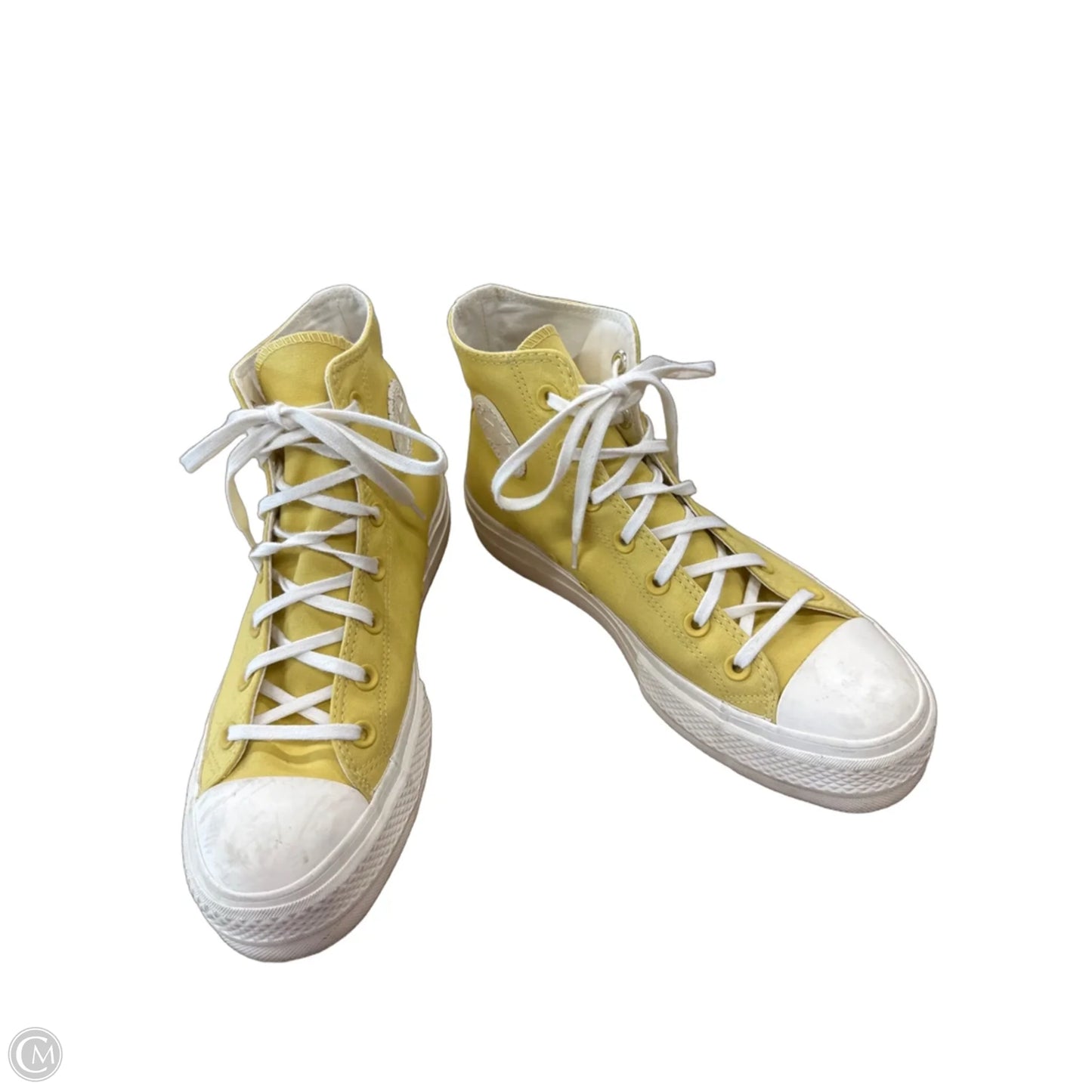 Shoes Sneakers By Converse In Yellow, Size: 10