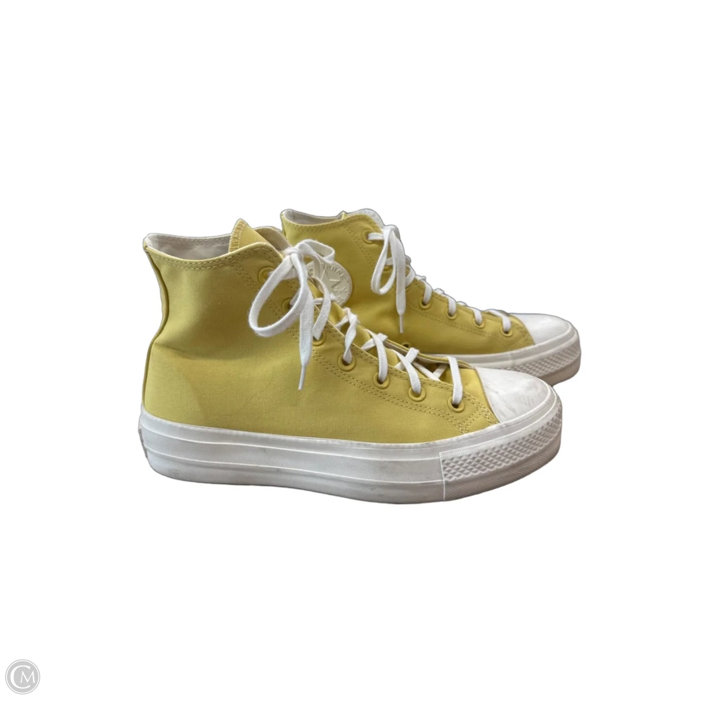 Shoes Sneakers By Converse In Yellow, Size: 10