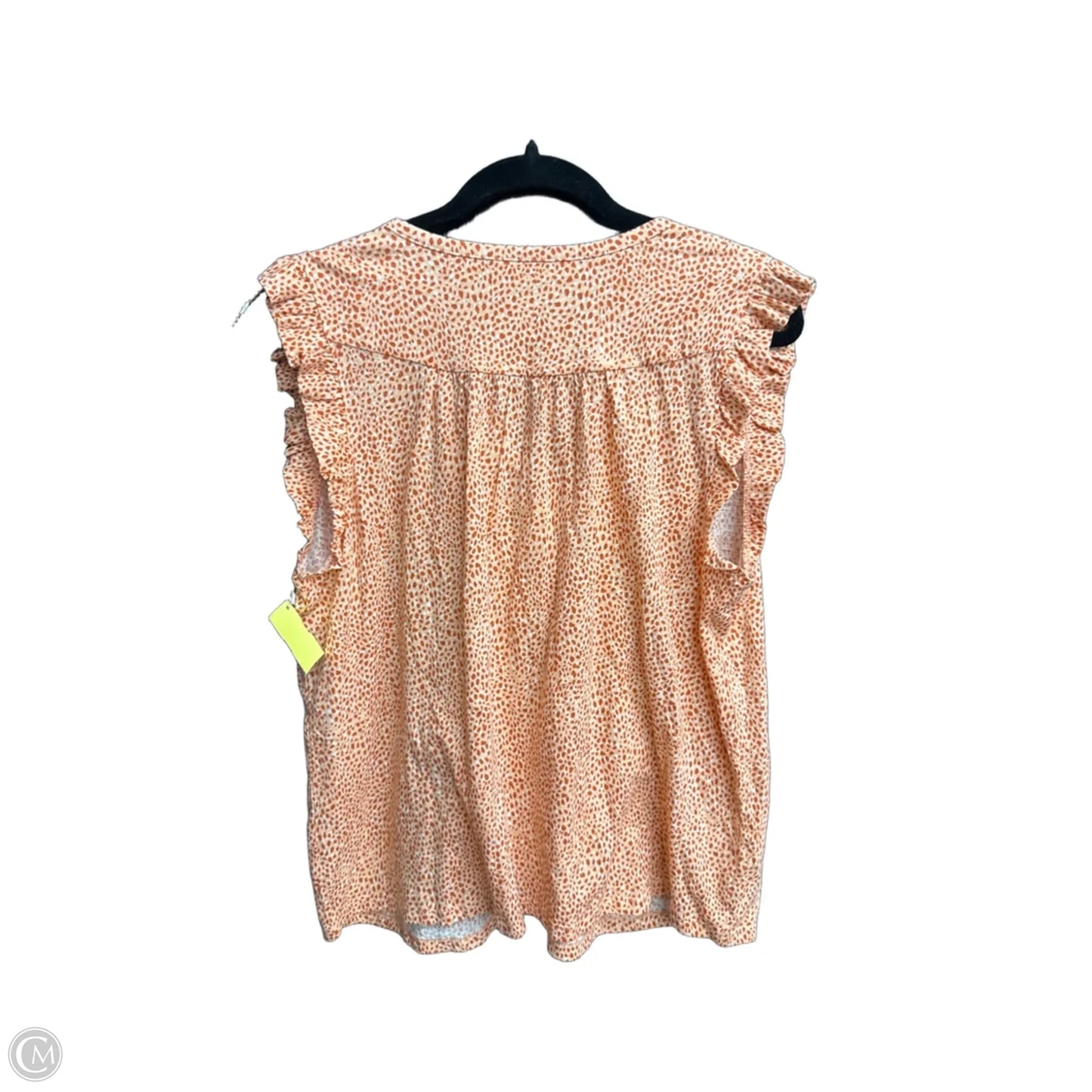 Top Sleeveless By Loft In Animal Print, Size: L