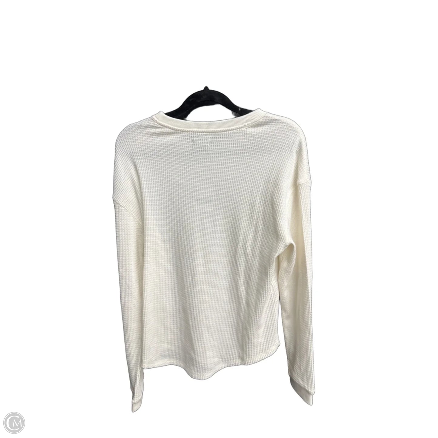 Top Long Sleeve Basic By Roots In Cream, Size: Xs