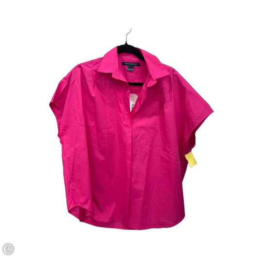 Top Short Sleeve By French Connection In Pink, Size: M