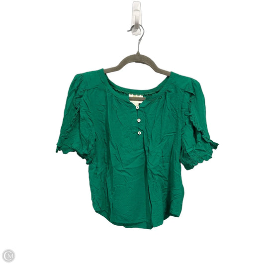 Top Short Sleeve By Maeve In Green, Size: Xs