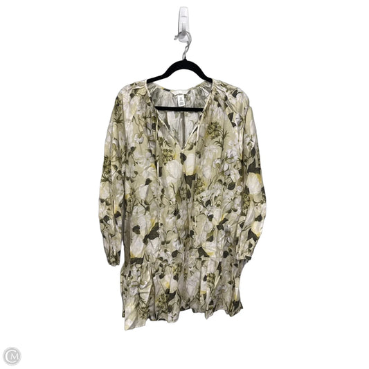 Dress Casual Short By H&m In Floral Print, Size: M