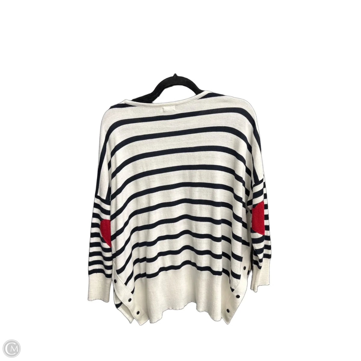Sweater By Mer Sea In Striped Pattern, Size: Osfm