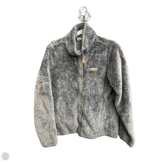 Jacket Faux Fur & Sherpa By Columbia In Grey, Size: L