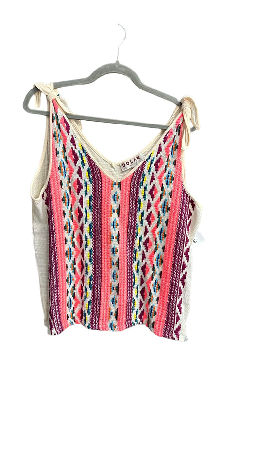 Top Sleeveless By Dolan Left Coast In Multi-colored, Size: L