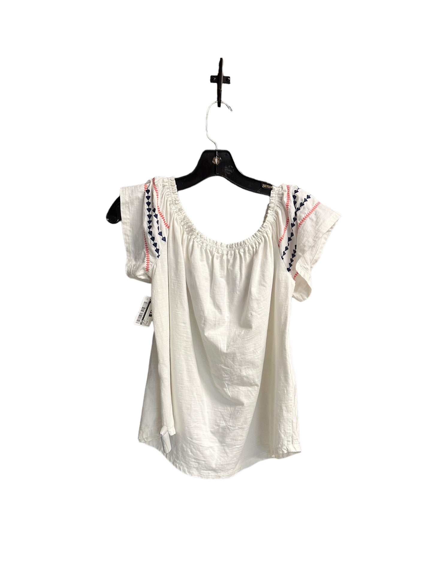 Top Short Sleeve By Thml In White, Size: M