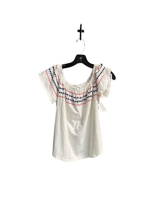 Top Short Sleeve By Thml In White, Size: M