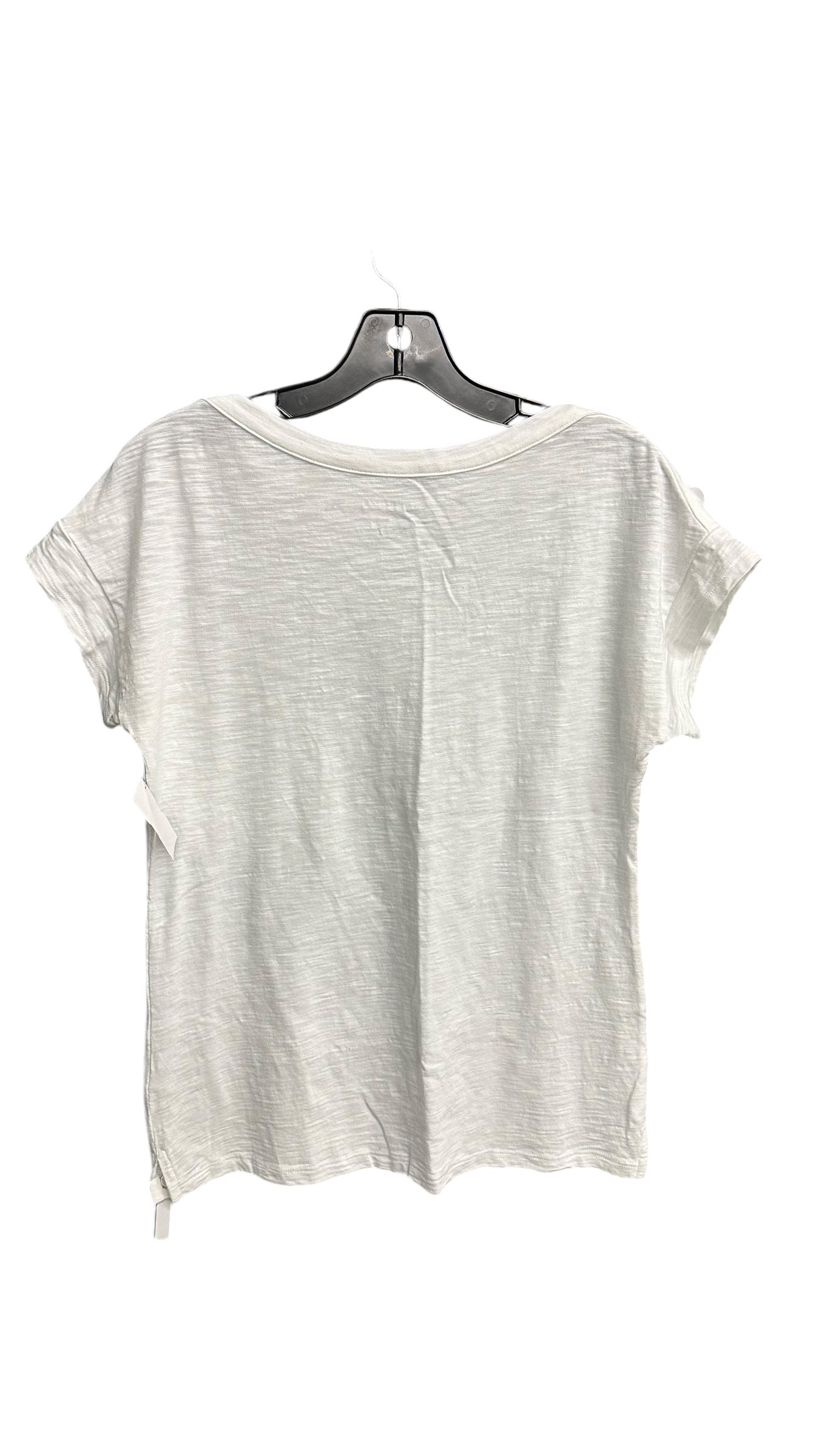 Top Short Sleeve By Talbots In White, Size: Xs