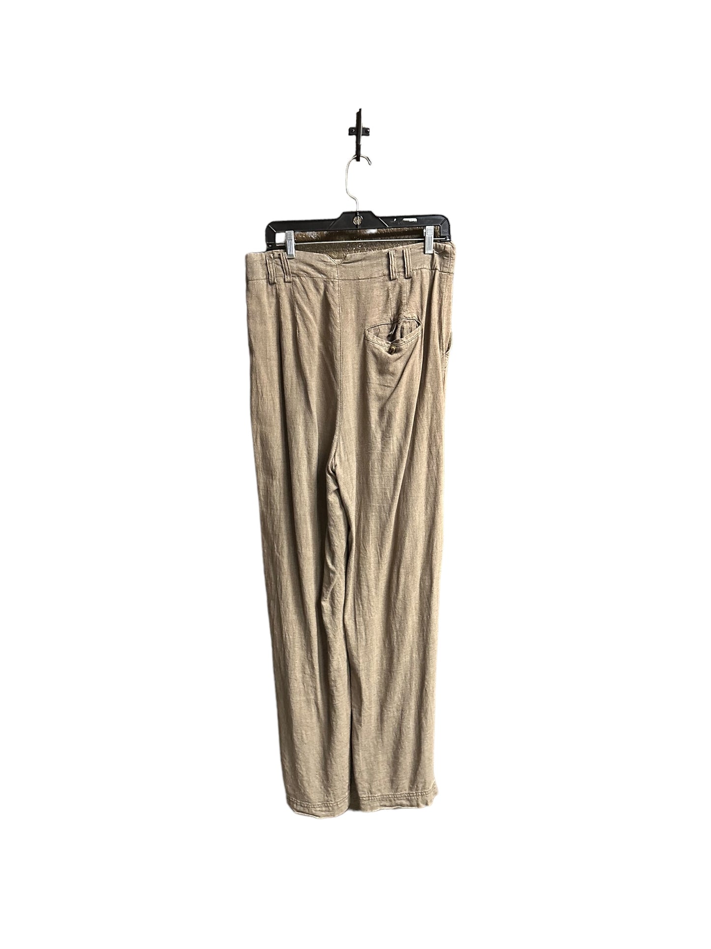 Pants Linen By Free People In Green, Size: 10