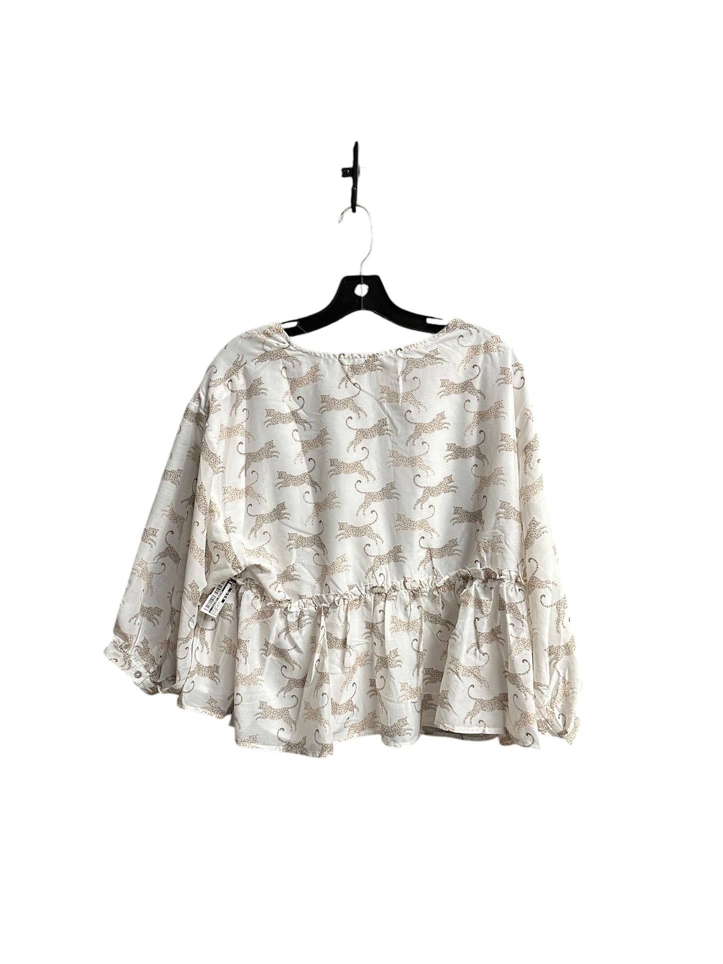 Top Long Sleeve By Clothes Mentor In Animal Print, Size: S