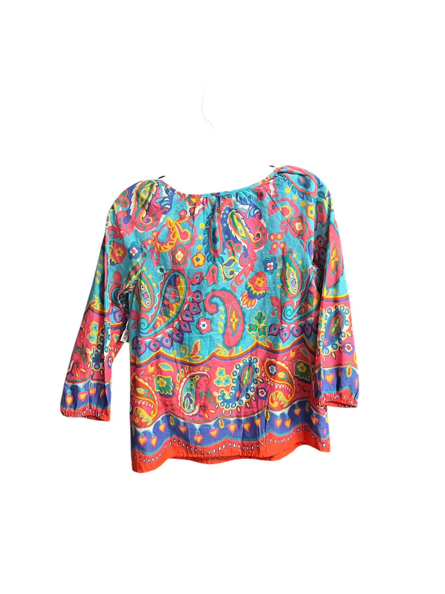 Top Long Sleeve By Talbots In Multi-colored, Size: Sp