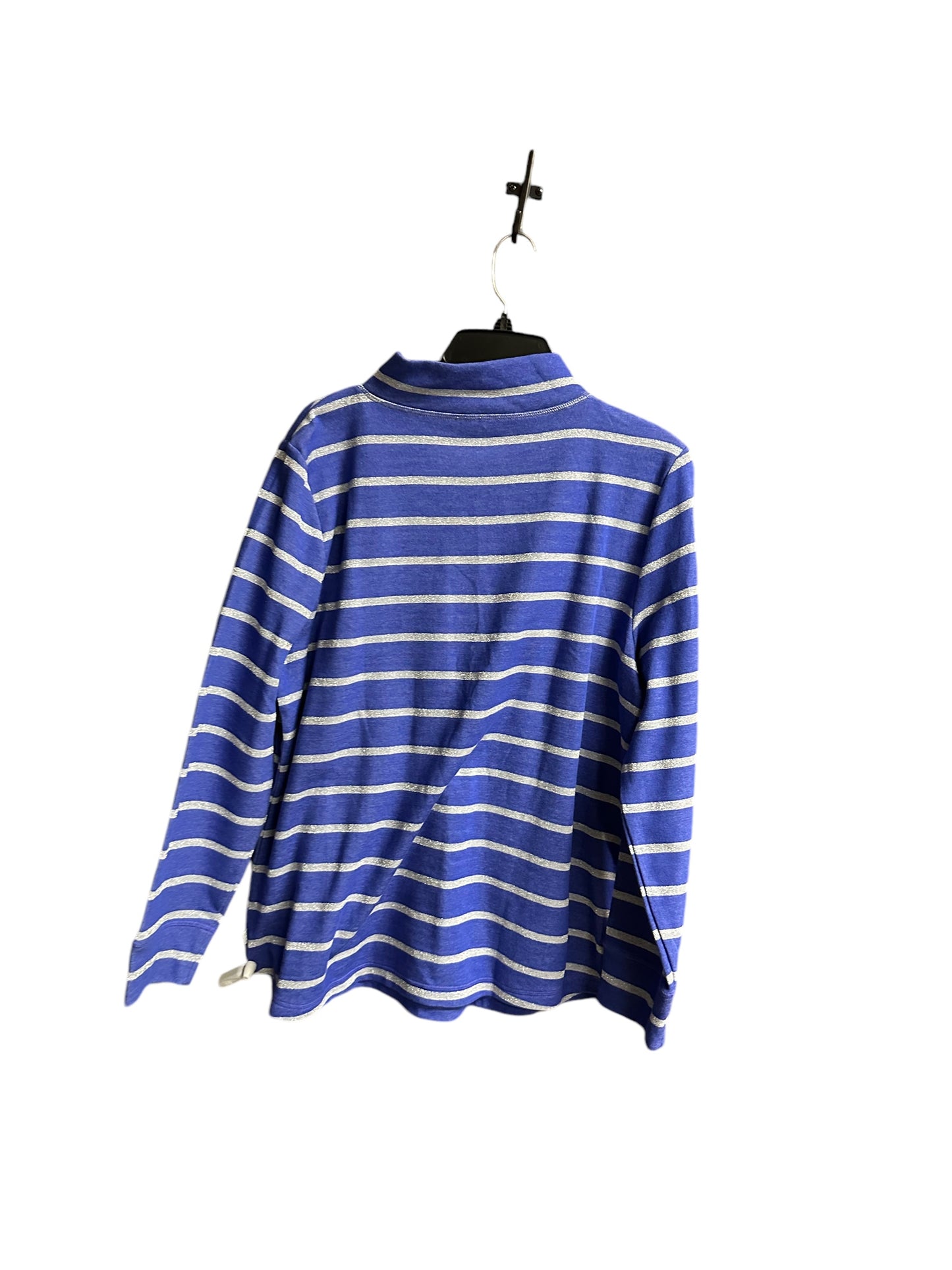 Top Long Sleeve By Talbots In Striped Pattern, Size: Xlp