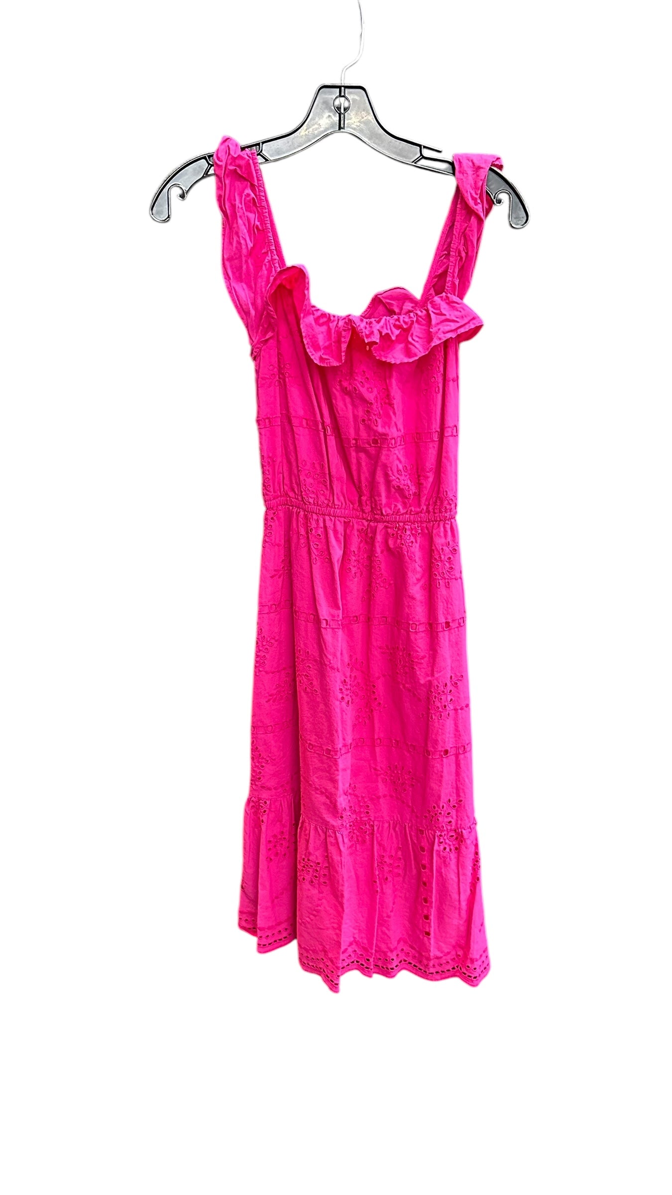 Dress Casual Midi By Loft In Pink, Size: Xsp