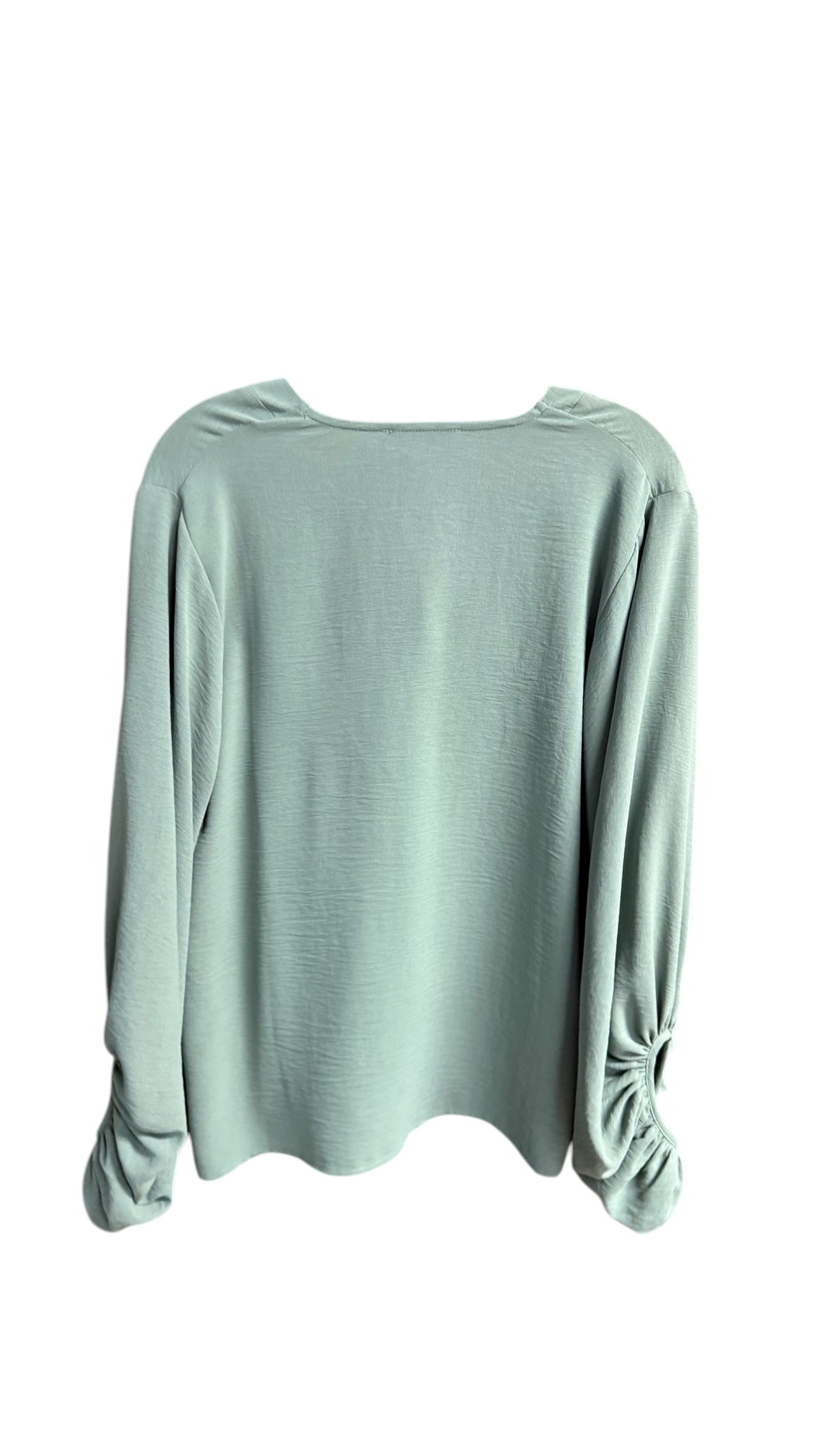 Top Long Sleeve By Entro In Green, Size: S