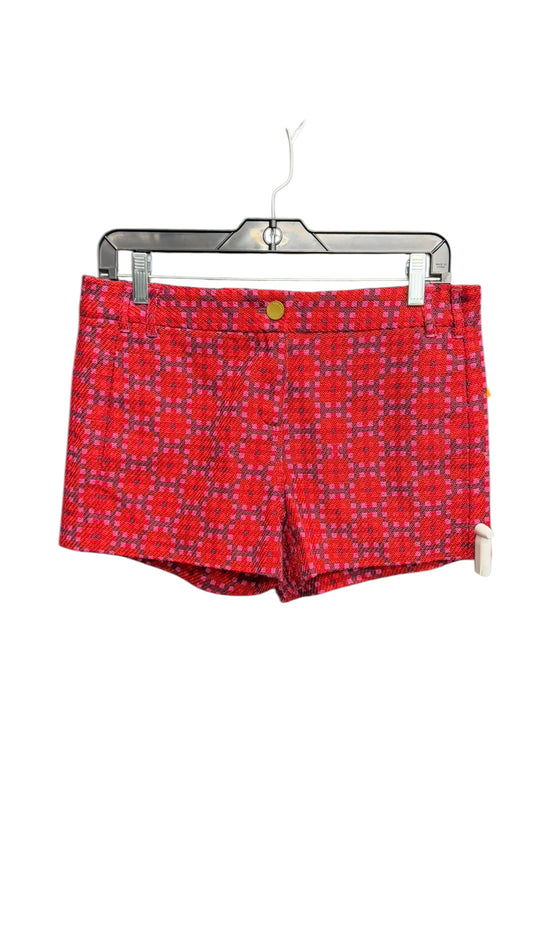 Shorts Designer By Tory Burch In Pink & Red, Size: 4