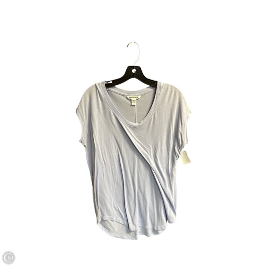 Top Short Sleeve By Athleta In Purple, Size: S