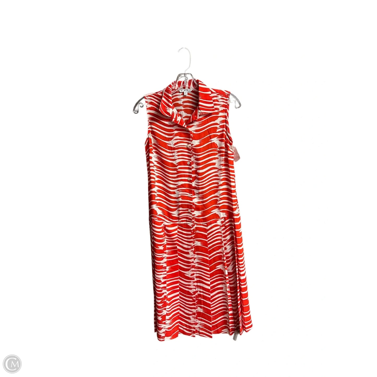 Dress Casual Short By Cabi In Red & White, Size: Xs