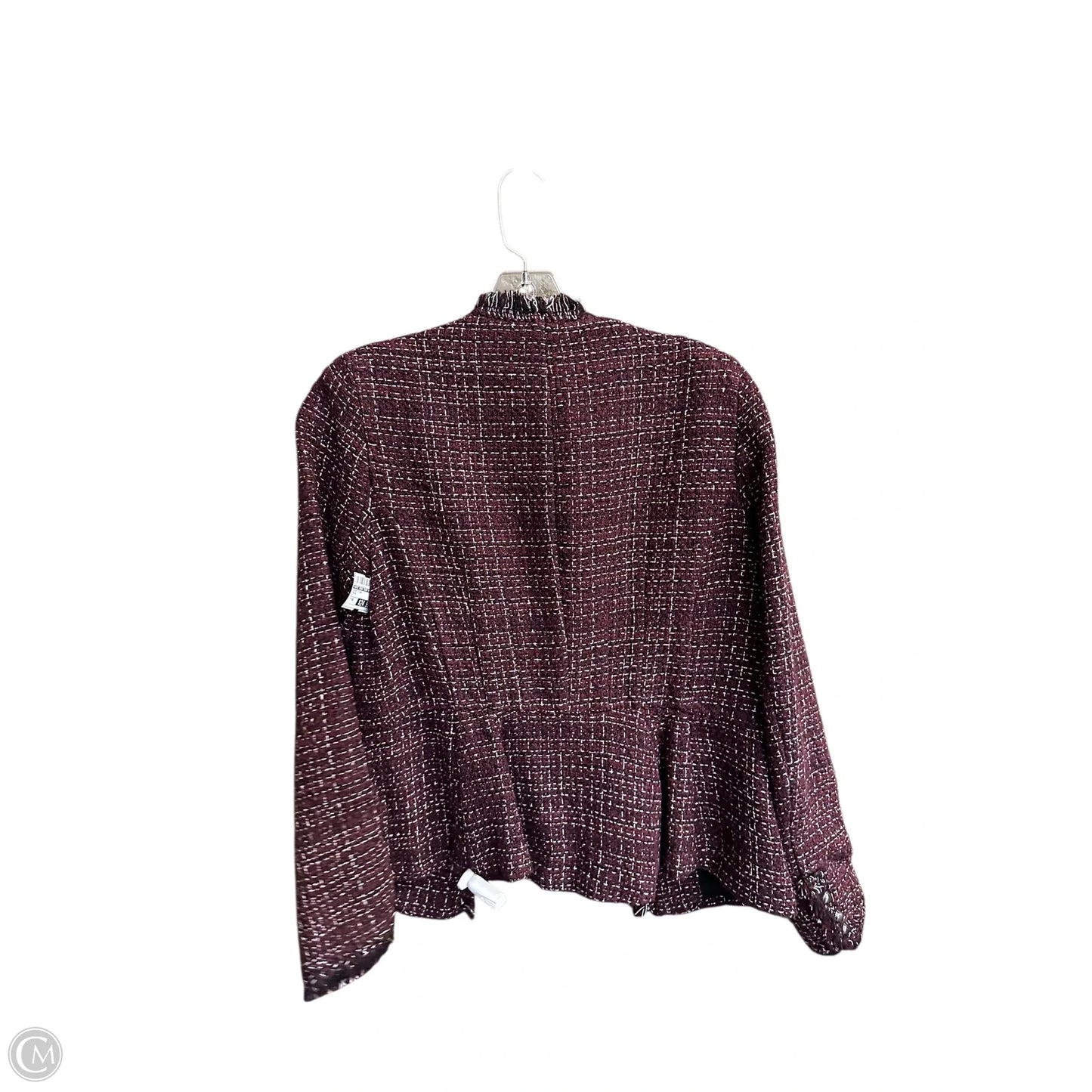 Jacket Other By White House Black Market In Maroon, Size: Xs