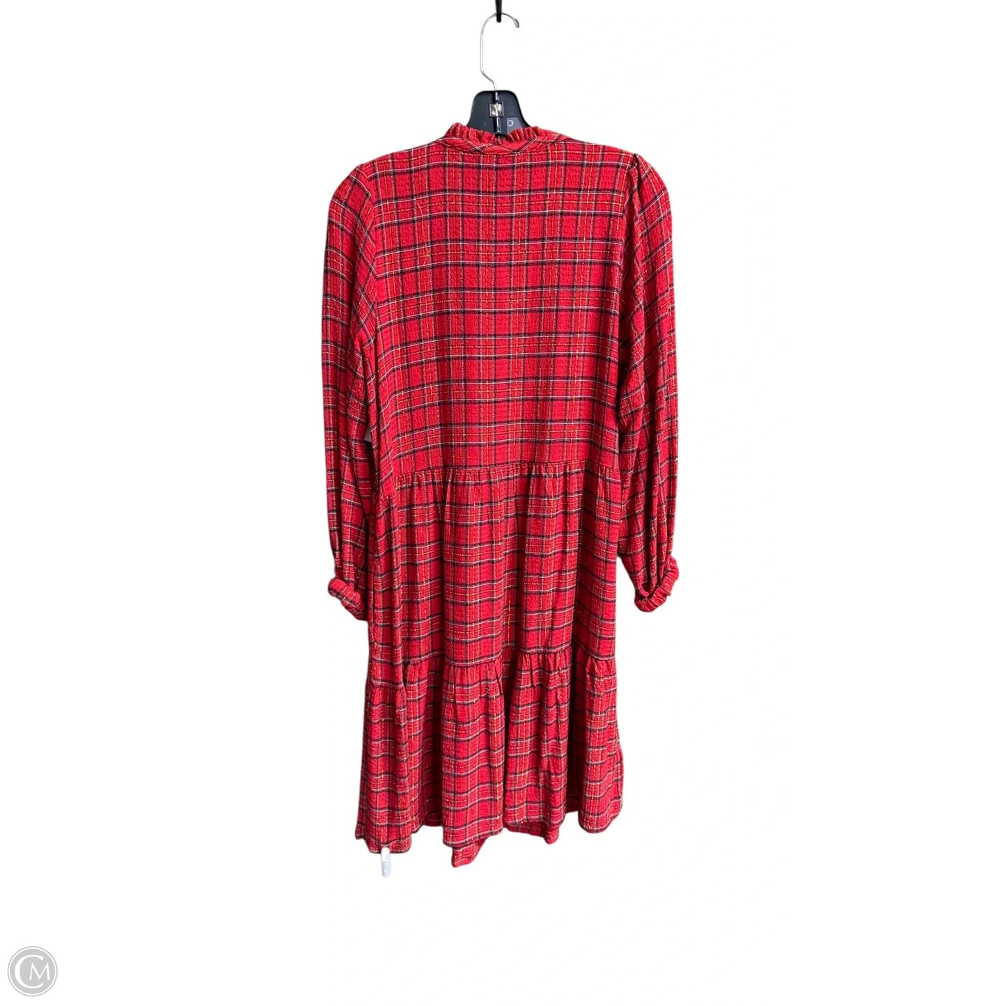 Dress Casual Short By Loft In Plaid Pattern, Size: S