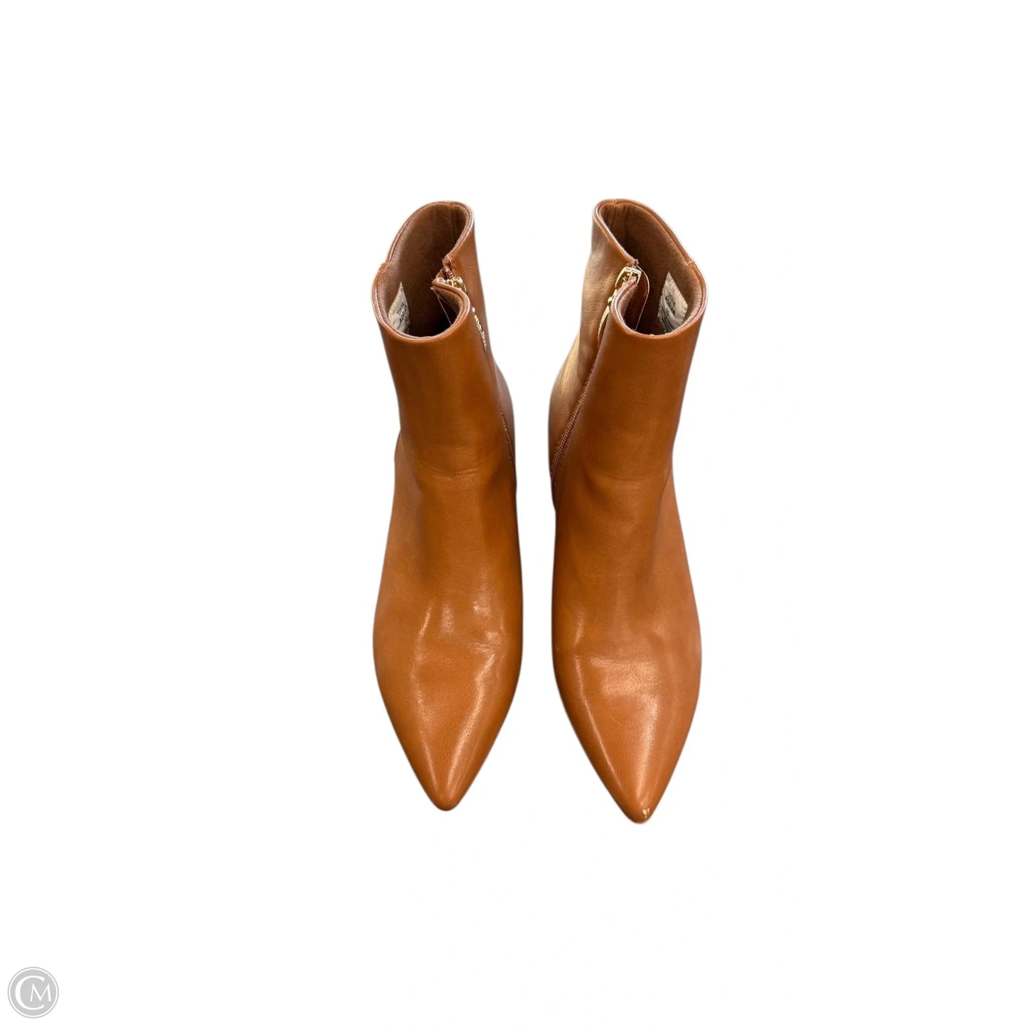 Boots Ankle Heels By Michael Shannon In Brown, Size: 10