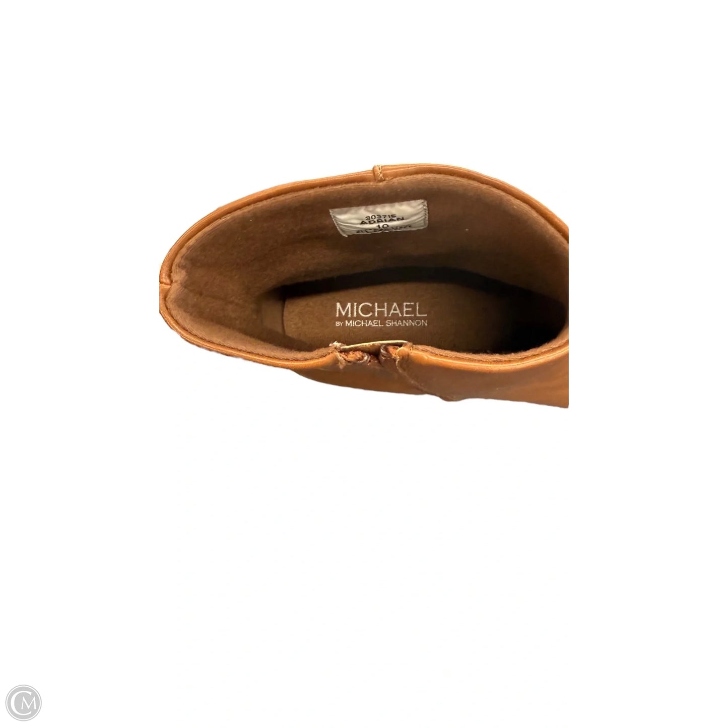 Boots Ankle Heels By Michael Shannon In Brown, Size: 10