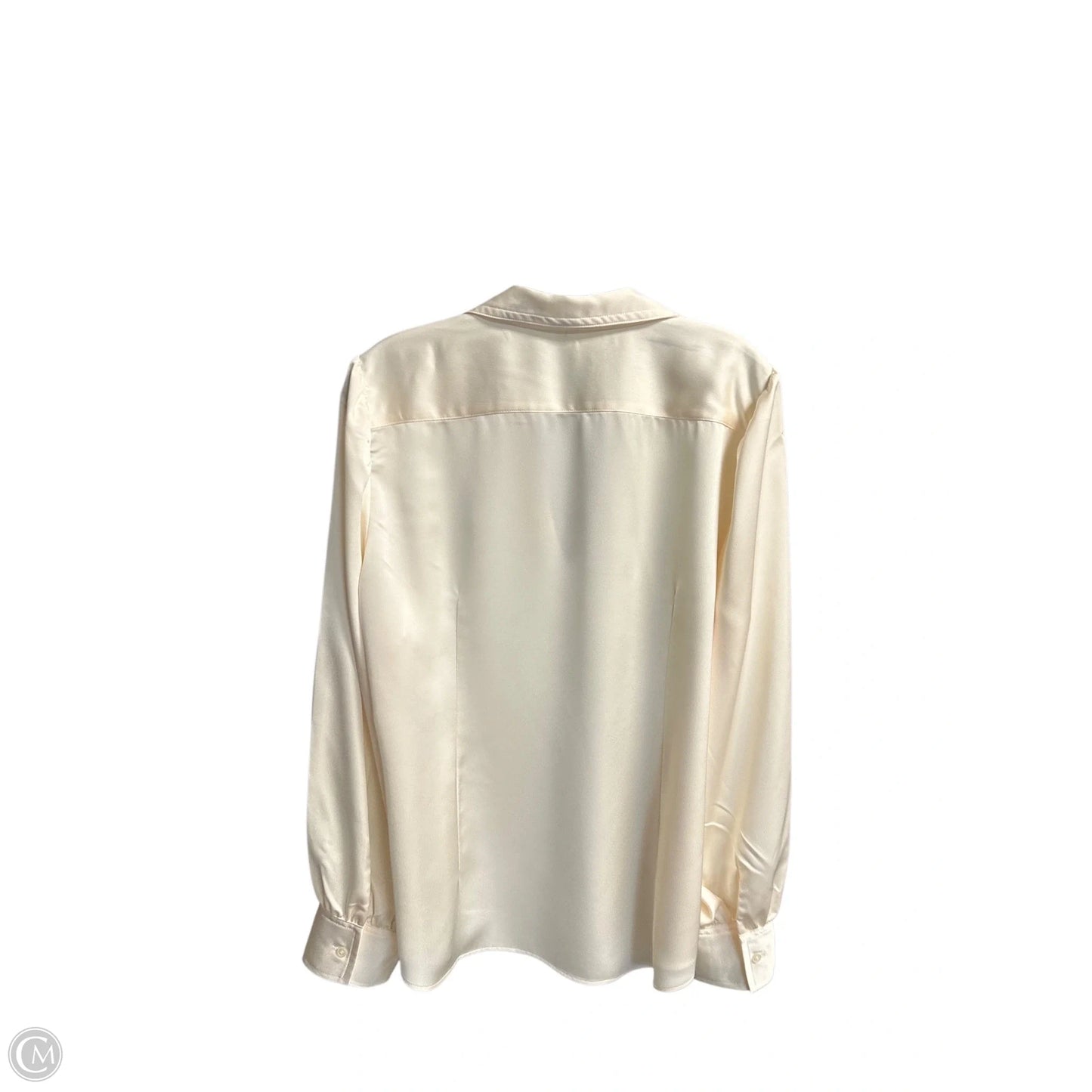 Top Long Sleeve By J. Crew In Cream, Size: L