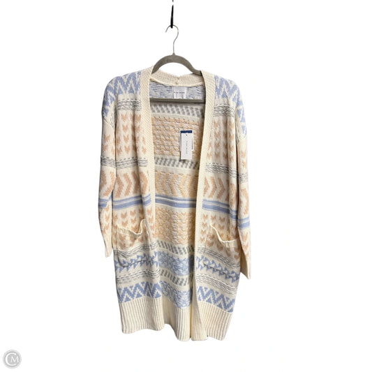 Sweater Cardigan By Pink Rose In Cream, Size: S