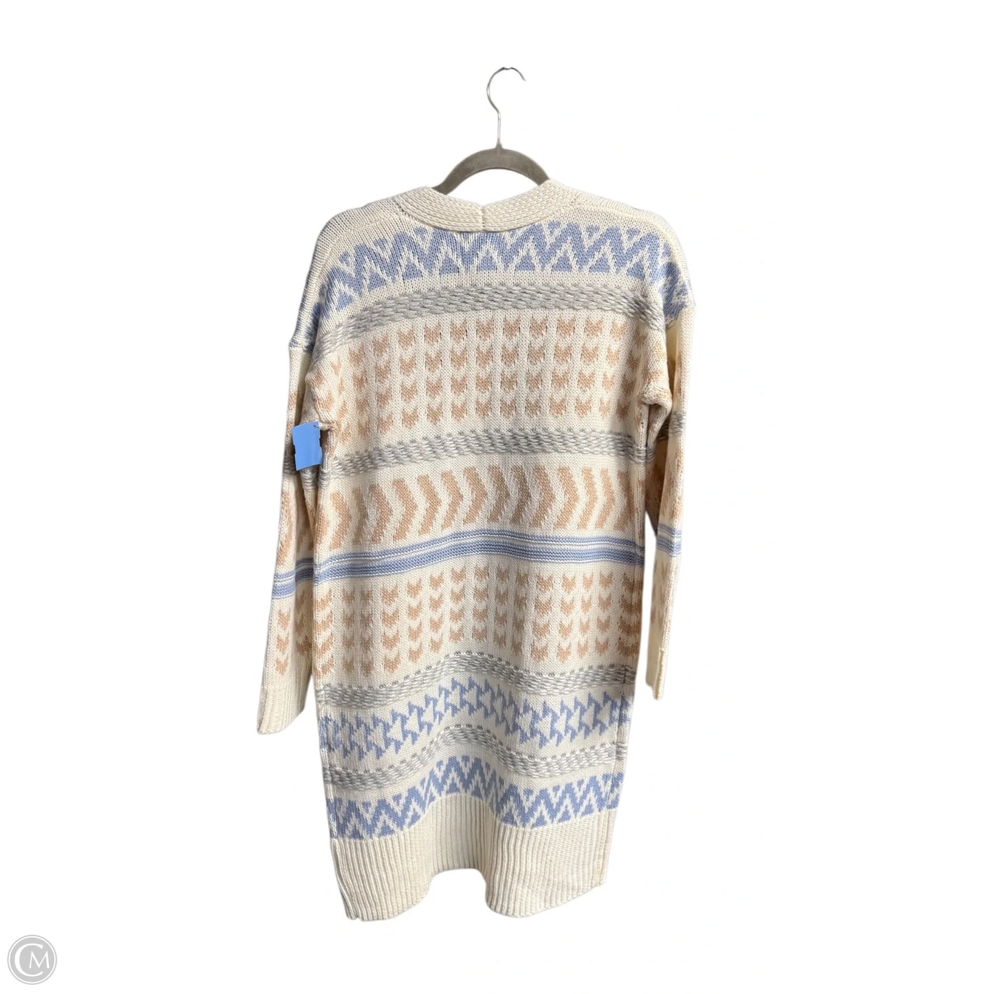 Sweater Cardigan By Pink Rose In Cream, Size: S