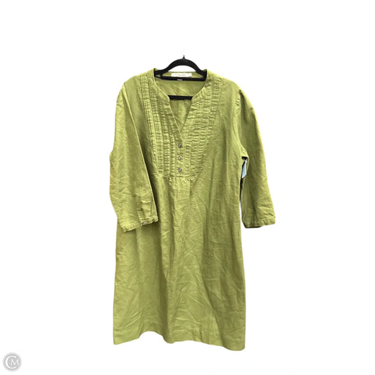 Dress Casual Midi By Boden In Green, Size: Xl