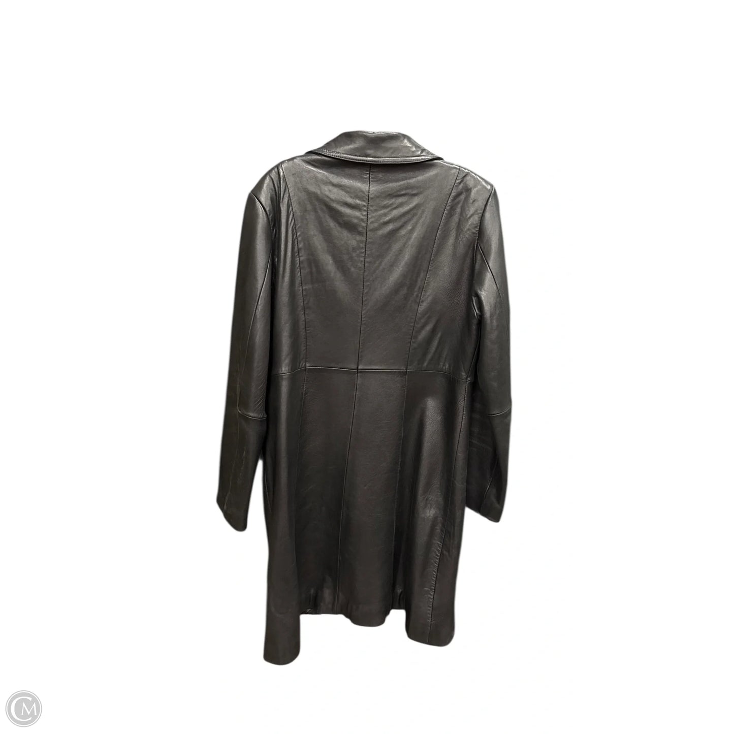Coat Leather By Jones New York In Black, Size: M