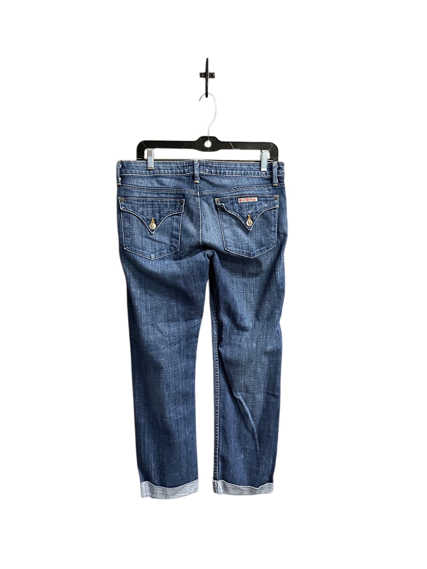 Jeans Straight By Hudson In Blue Denim, Size: 8