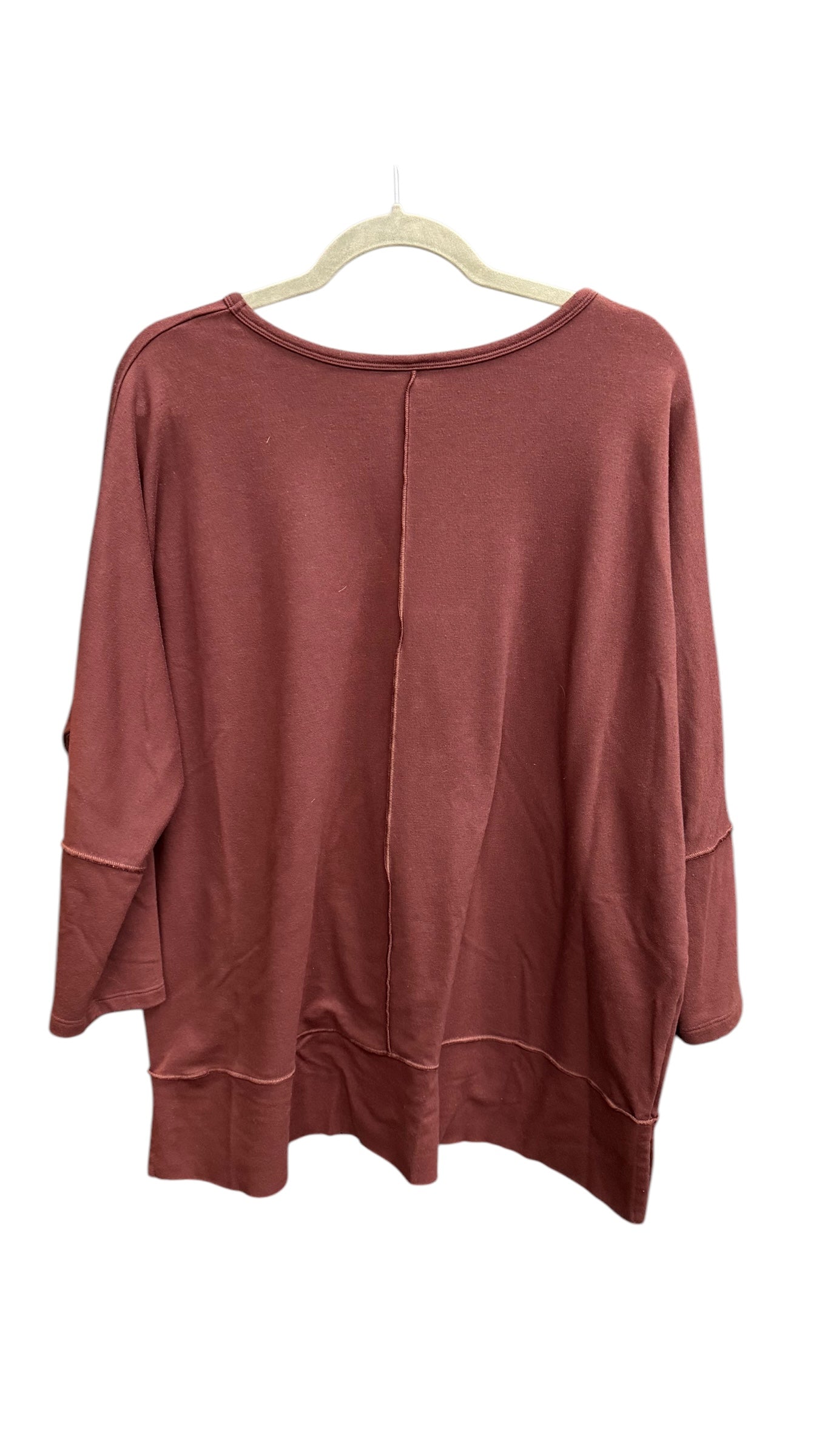 Top Long Sleeve By Spanx In Purple, Size: L